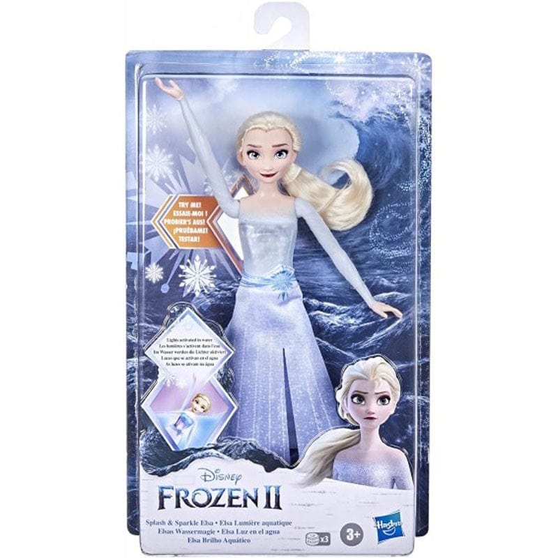 Bambole Disney Frozen 2 splash and sparkle, Bambola Elsa Corpetto Luminoso