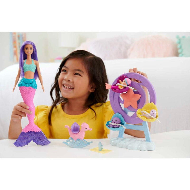 Bambole Barbie Sirena Dreamtopia, set da gioco con Bambole e Accessori