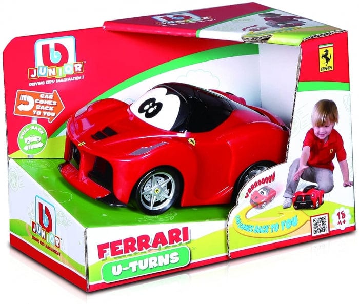 macchinine Ferrari U-Turns Macchina a Retrocarica, Burago Junior Ferrari U-Turns Macchina a Retrocarica, Burago Junior - The Toys Store