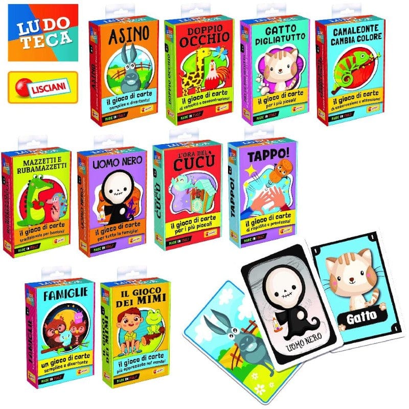 carte da gioco Ludoteca Le Carte Dei Bambini Lisciani Giochi