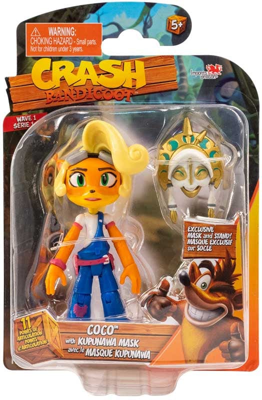 Action Figures Crash Bandicoot - Coco con Maschera Crash Bandicoot - Coco con Maschera - The Toys Store