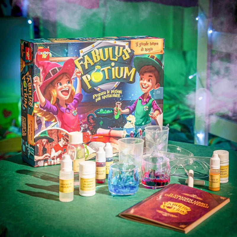 Giochi di società Rocco Giocattoli Fabulus Potium Gioco e Laboratorio di Magia per bambini Fabulus Potium Gioco e Laboratorio di Magia per bambini
