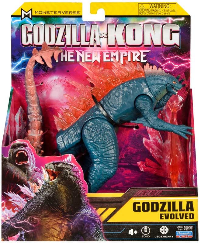 Action Figures Godzilla x Kong il Nuovo Impero, Godzilla Evoluzione da 15cm
