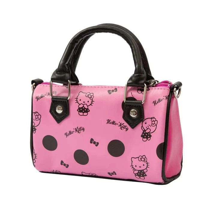 Hello Kitty Giochi Preziosi Borsetta Fashion con Carta di Credito Giocattolo, Colore Rosa, Catenella Color Oro e Rosa e Viso di Hello Kitty Come Bottone di Apertura, per Bambini dai 3 Anni