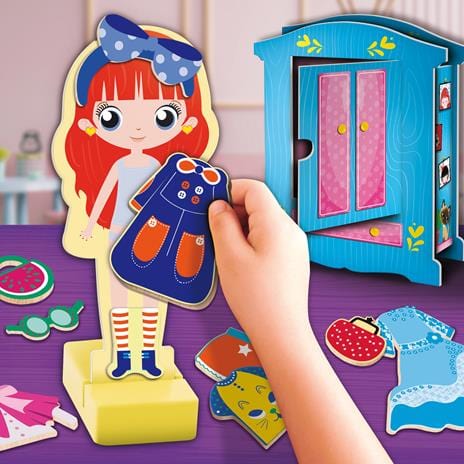 Giocattoli educativi Montessori Gioco Magnetic Fashion Doll - Lisciani