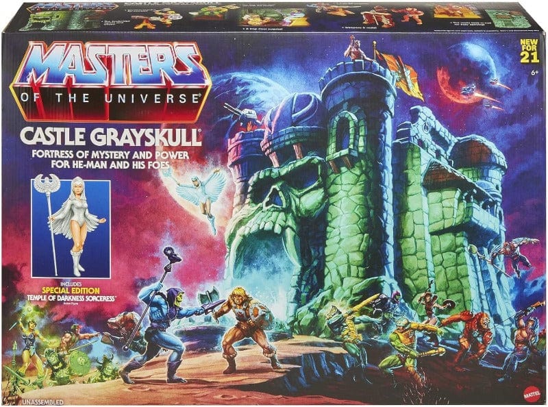 Action Figures Masters of the Universe Castello di Grayskull con Personaggio Sorceress Edizione Speciale GXP44