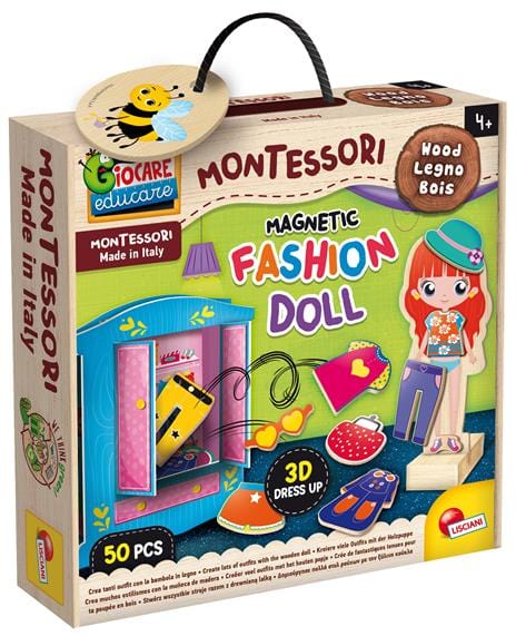 Giocattoli educativi Montessori Gioco Magnetic Fashion Doll - Lisciani