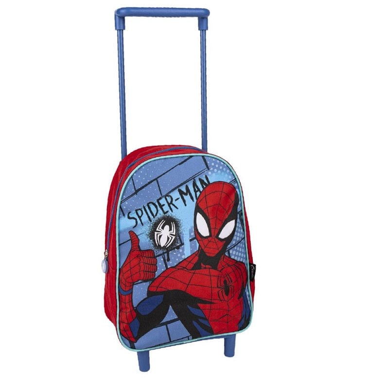 Zaini Trolley Spiderman Asilo 30cm