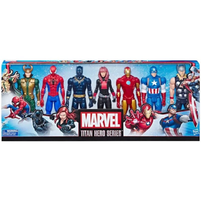 Action Figures Avengers Titan Heroes set 7 Personaggi da 30 cm