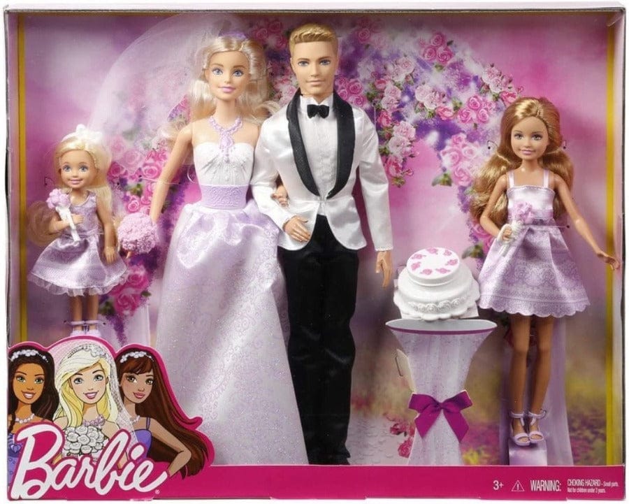 Barbie Barbie Matrimonio Romantico, Set di Bambole con Accessori