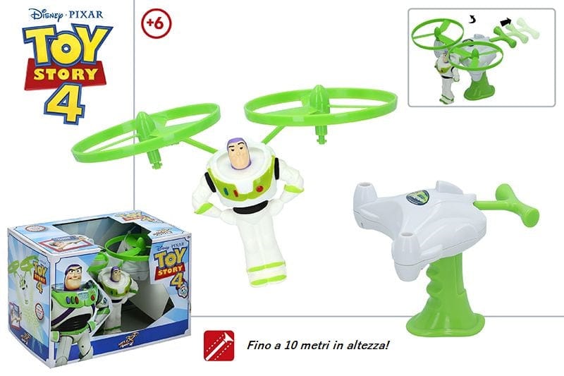 Giochi e giocattoli Toy Story 4 Buzz Lightyear Volante, Personaggi Giocattolo con Eliche rotanti