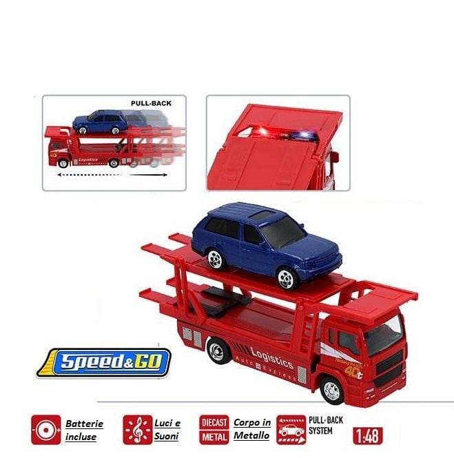 Camion Trasportatore con Auto - Luci e Suoni - The Toys Store