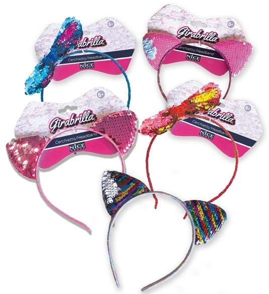 Cerchietti Con Orecchie Di Gatto Glitterate Per Donne E Ragazze - Morbide, Leggere E Regolabili, Idee Regalo Feste E Cosplay - copertina
