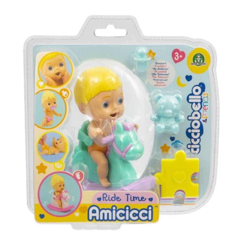 Bambole, playset e giocattoli Cicciobello Amicicci Ride Time, Nuova Serie