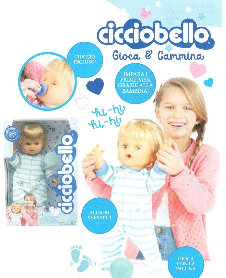 Cicciobello Gioca e Cammina - Bambolotto CCB84000 - The Toys Store