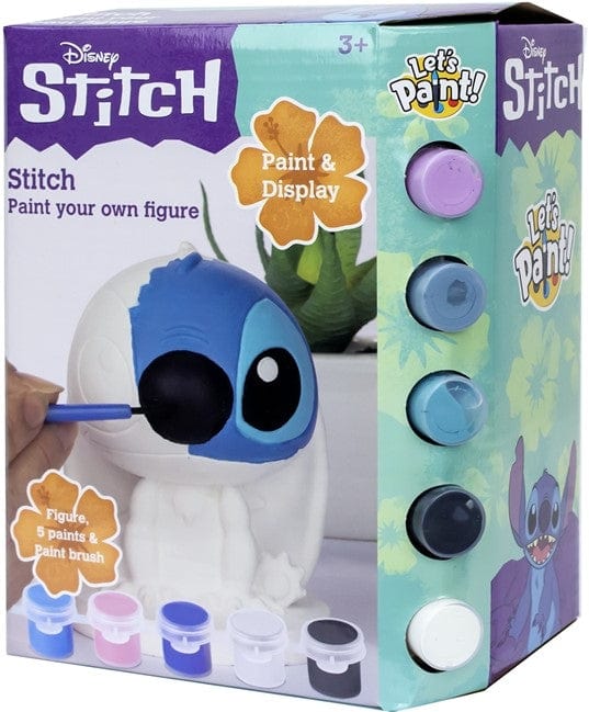 Giocattoli Lio e Stitch, Set Pittura con Personaggio da Dipingere Angel e Stitch