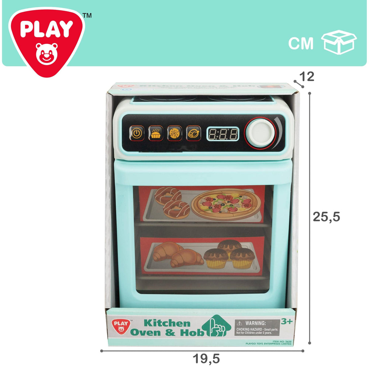 Forno Giocattolo con Luci e Suoni, Sportello in Vetroceramica The