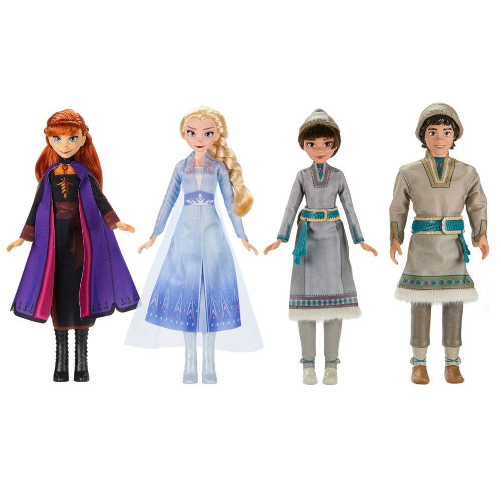 Bambole Disney Frozen Bambole da Collezione set da 4