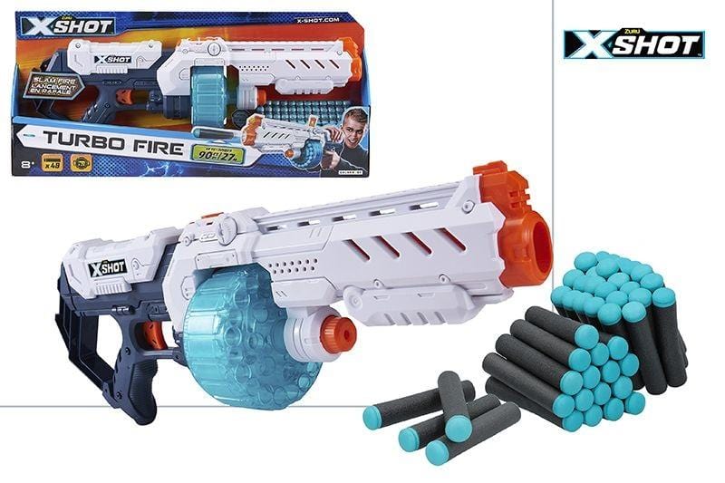 X-Shot Turbo Fire con 49 dardi Inclusi - The Toys Store