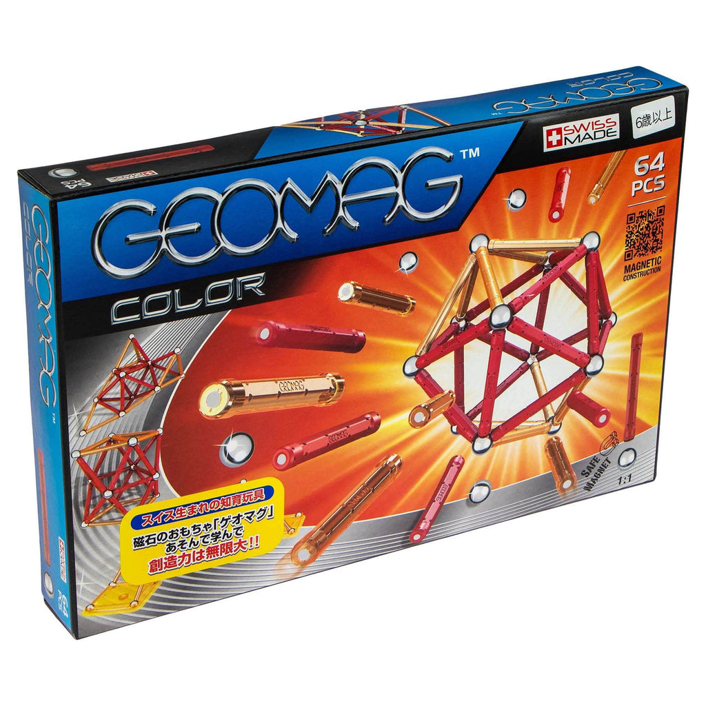 Geomag Color | Costruzioni Magnetiche 64 pz - The Toys Store