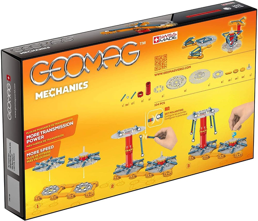 Geomag Mechanics Costruzioni Magnetiche 103pz - The Toys Store