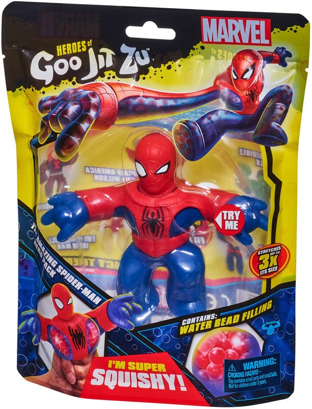 Action figure Goo Jit Zu Marvel Super Eroi Allungabili, Spiderman