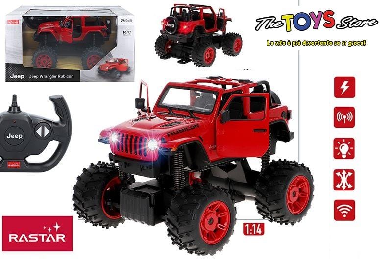 Jeep Wrangler Rubicon R/C scala 1:14 - The Toys Store