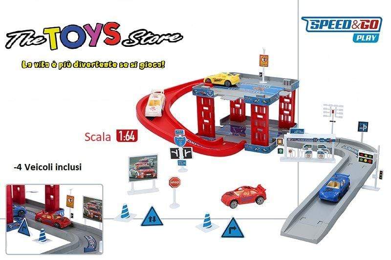 Garage con Macchinine e Accessori - The Toys Store