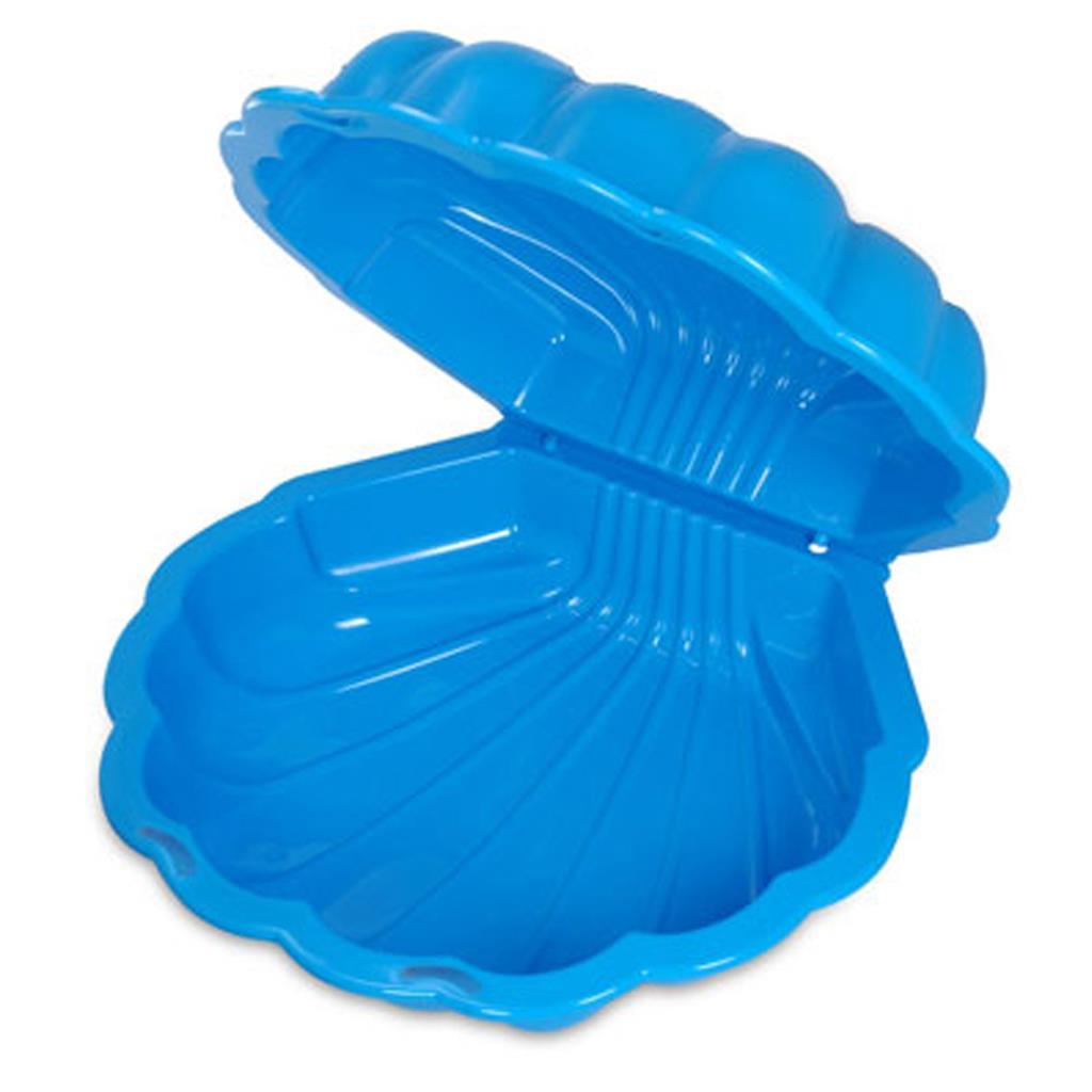 Sabbiera Per Piscina A Forma Di Conchiglia Blu - 75x75 Cm