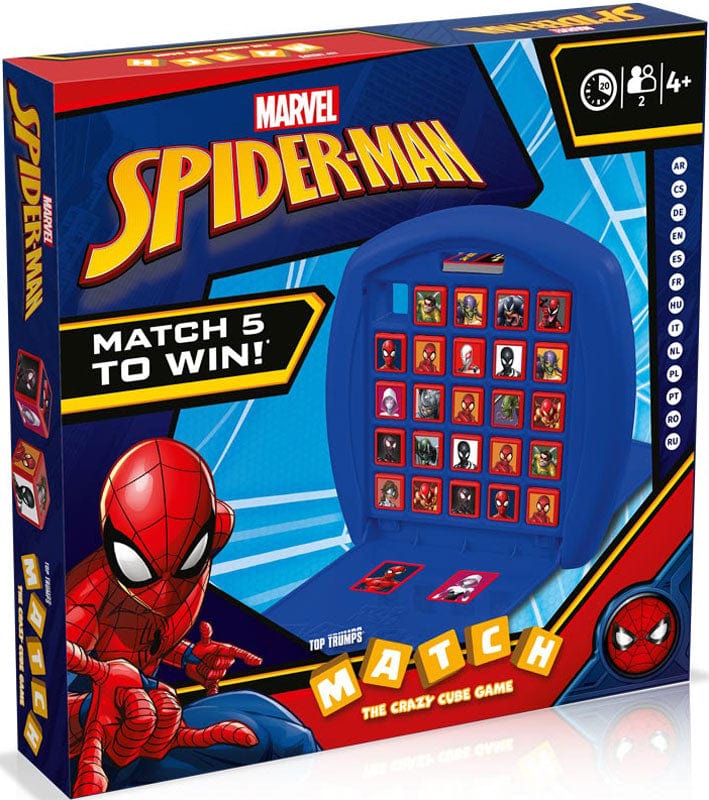 Giochi di società Winning Moves - Top Trumps Match, Spiderman Gioco da Tavolo