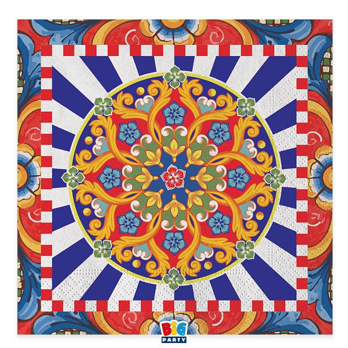 Party Tovaglioli Sicilia 33x33 Pz8 Tovaglioli Sicilia 33x33 Pz8