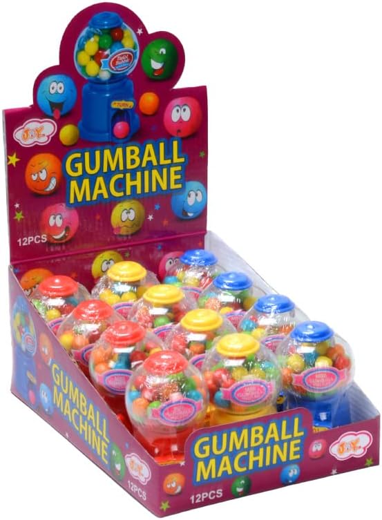 Party - Dolciumi Gomme da Masticare Gumball Machine 12 pz - Joygum Gomme da Masticare Gumball Machine 12 pz - Joygum