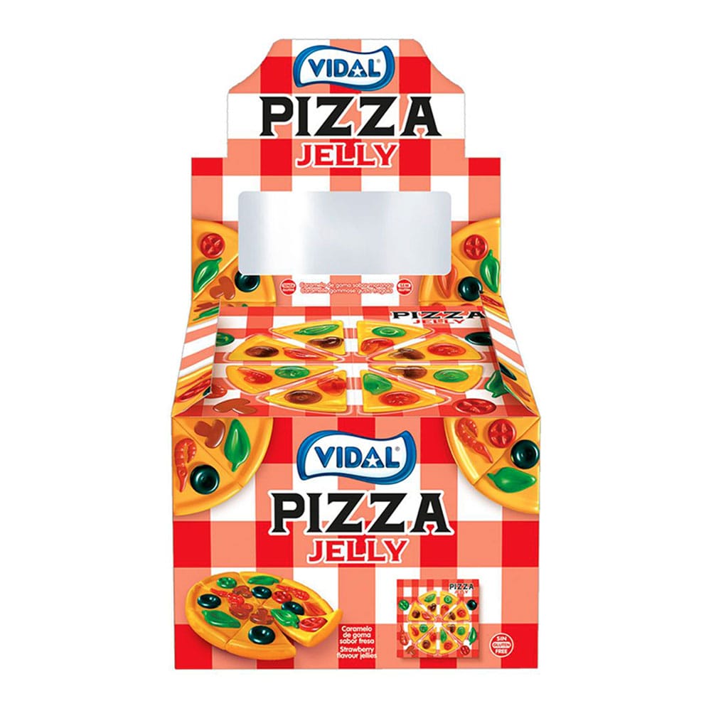 Party - Dolciumi Caramelle Pizza Jelly 44 pz - Vidal Caramelle Pizza Jelly 44 pz - Vidal