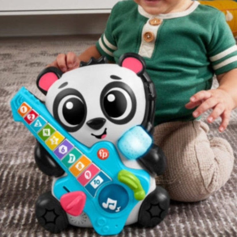 Animali Interattivi Fisher Price Animal Band Gina la Pandina Prime Parole Fisher Price Animal Band Gina la Pandina Prime Parole