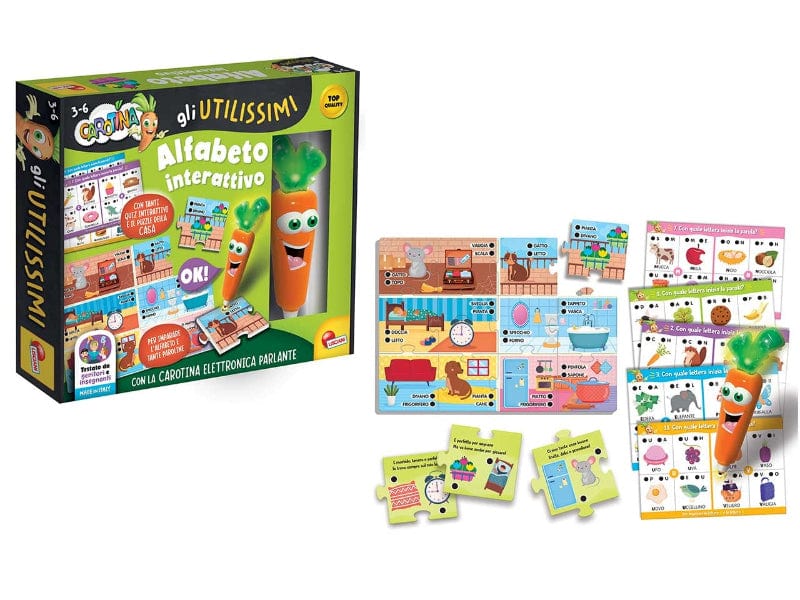 Giochi con l'alfabeto Lisciani Gli Utilissimi- Alfabeto Interattivo con Penna Parlante Elettronica Lisciani Gli Utilissimi- Alfabeto Interattivo con Penna Parlante Elettronica