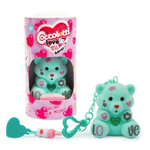 Collezionabili Nuovi Coccolotti Love & Tell 4Ever, Orsetto che Registra e Ripete il tuo Messaggio Nuovi Coccolotti Love & Tell 4Ever, Orsetto che Registra e Ripete il tuo Messaggio
