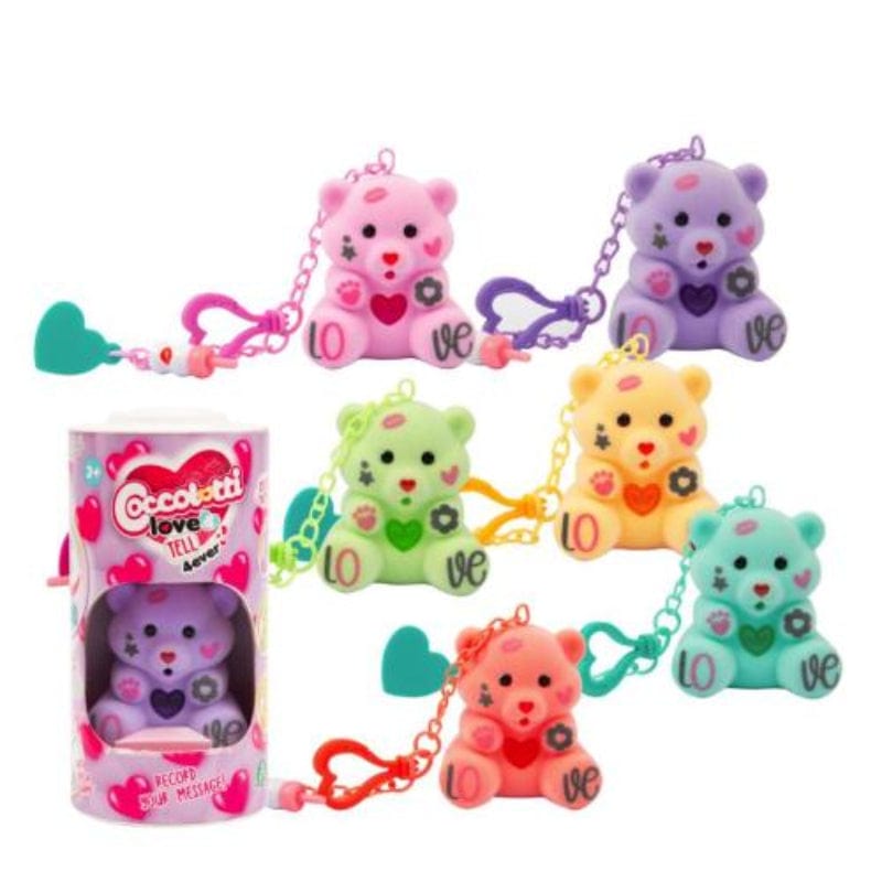 Collezionabili Nuovi Coccolotti Love & Tell 4Ever, Orsetto che Registra e Ripete il tuo Messaggio Nuovi Coccolotti Love & Tell 4Ever, Orsetto che Registra e Ripete il tuo Messaggio