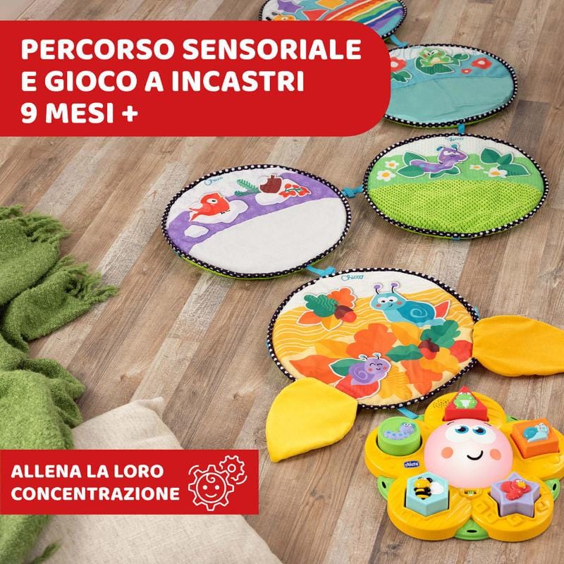 Tappeti e palestre gioco Chicco Sentiero delle Stagioni, Percorso Sensoriale Luci e Suoni