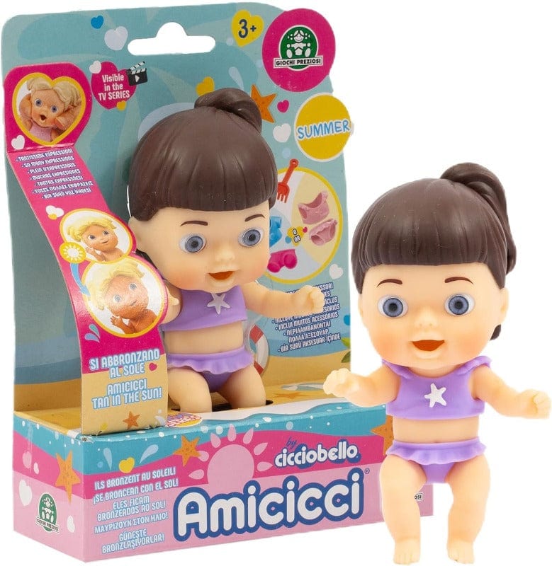 Bambole Cicciobello Amicicci Summer, Bamboline che si Abbronzano al Sole