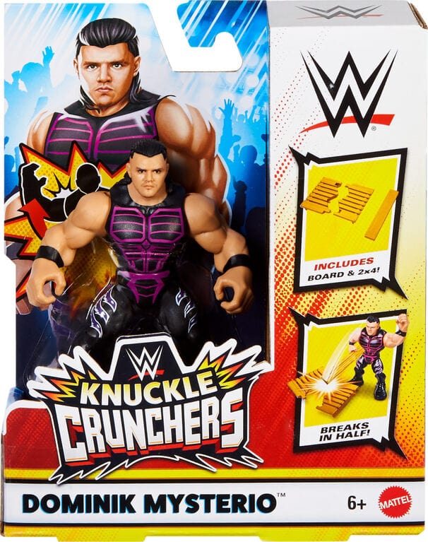 Action figure WWE Action figure Knuckle Crunchers con Accessori WWE Action figure Knuckle Crunchers con Accessori