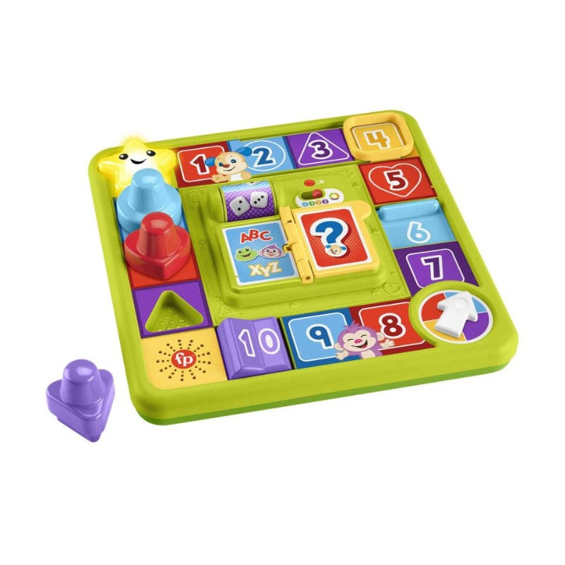 Giocattoli educativi Fisher-Price Pannello Interattivo di Cagnolino versione multilingue, gioco sensoriale per neonati con luci e contenuti didattici Smart Stages +9 Mesi Fisher-Price Pannello Interattivo di Cagnolino versione multilingue, gioco sensoriale per neonati con luci e contenuti didattici Smart Stages +9 Mesi