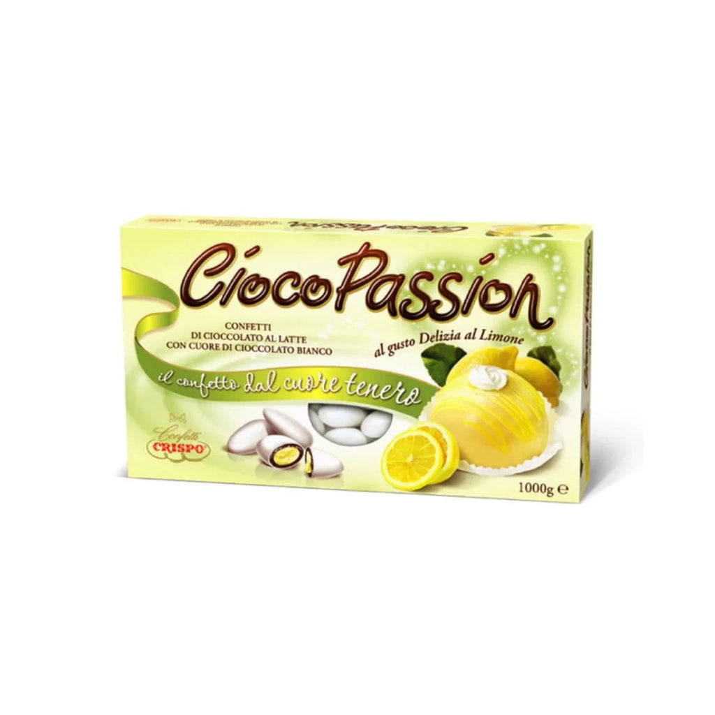 Party - Dolciumi Confetti Ciocopassion Ciocc. al Latte Gusto Delizia al Limone 1 Kg - Crispo Confetti Ciocopassion Ciocc. al Latte Gusto Delizia al Limone 1 Kg - Crispo