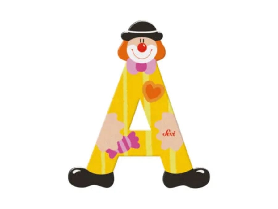 Giochi con l'alfabeto Sevi Alfabeto Clown 9,5 cm Sevi Alfabeto Clown 9,5 cm