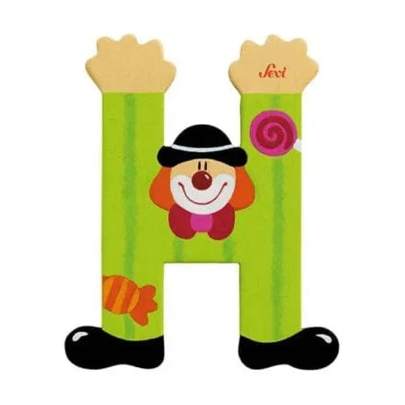 Giochi con l'alfabeto Sevi Alfabeto Clown 9,5 cm Sevi Alfabeto Clown 9,5 cm