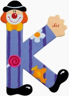 Giochi con l'alfabeto Sevi Alfabeto Clown 9,5 cm Sevi Alfabeto Clown 9,5 cm
