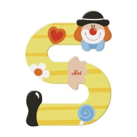 Giochi con l'alfabeto Sevi Alfabeto Clown 9,5 cm Sevi Alfabeto Clown 9,5 cm