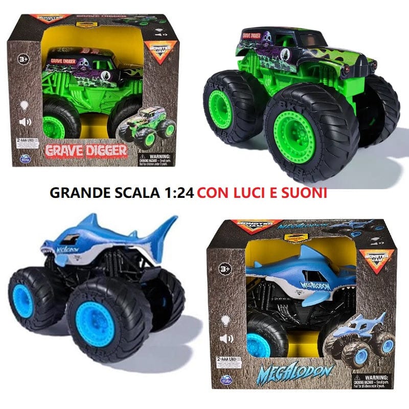 Monster Jam in scala 1:24 con ruote Luci e Suoni - Spin Master Spin Master
