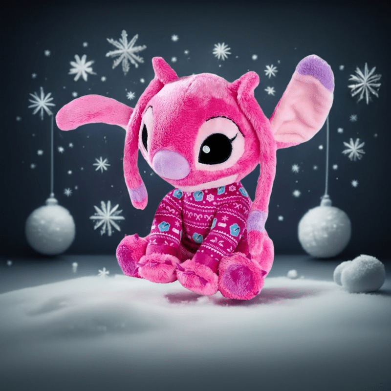 Peluche Peluche Stitch Angel 25cm Rosa con maglioncino Peluche Stitch Angel 25cm Rosa con maglioncino