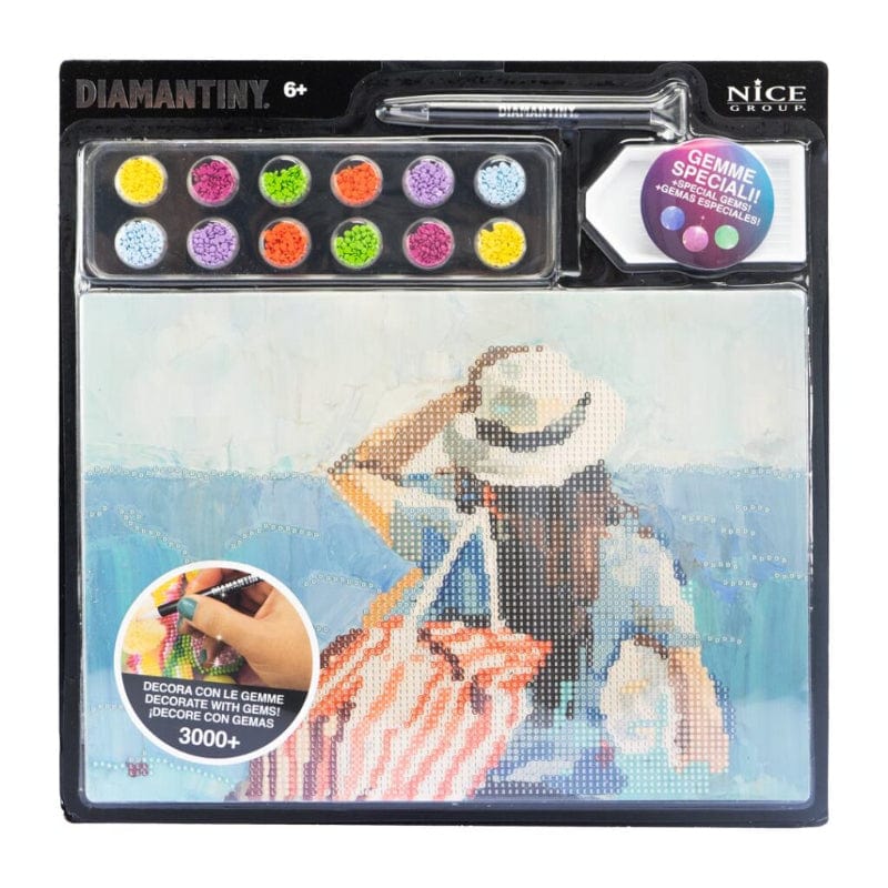 Diamantiny Level Up - QUADRO - Creative Art, Kit crea il Mosaico con i Numeri, Ragazza con Orecchino di Perla Diamantiny Level Up - QUADRO - Creative Art, Kit crea il Mosaico con i Numeri, Ragazza con Orecchino di Perla