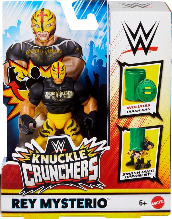 Action figure WWE Action figure Knuckle Crunchers con Accessori WWE Action figure Knuckle Crunchers con Accessori